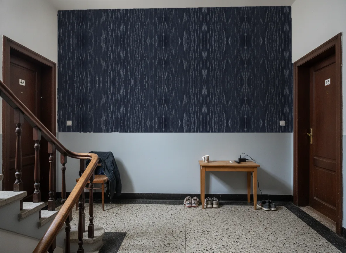 Sequoia Escambray — Klatka schodowa w kamienicy — podest