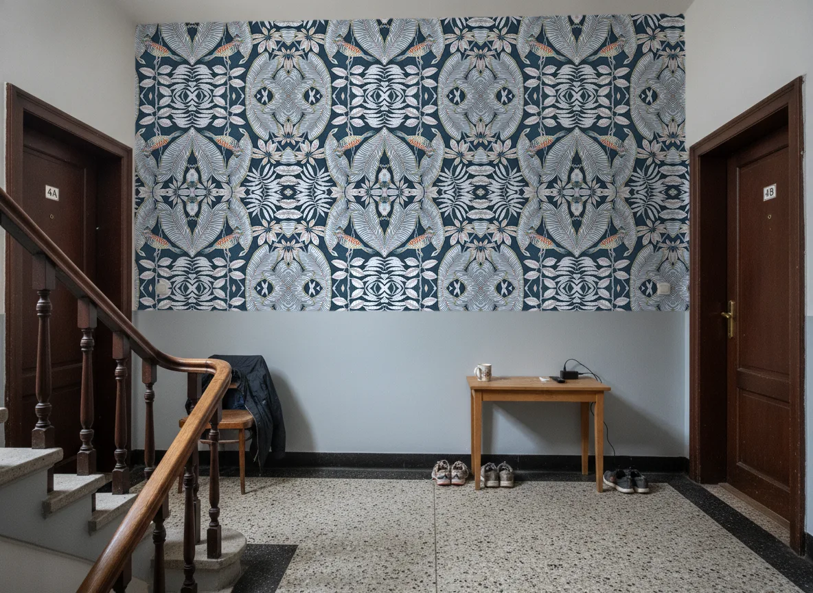 Sibia — Klatka schodowa w kamienicy — podest