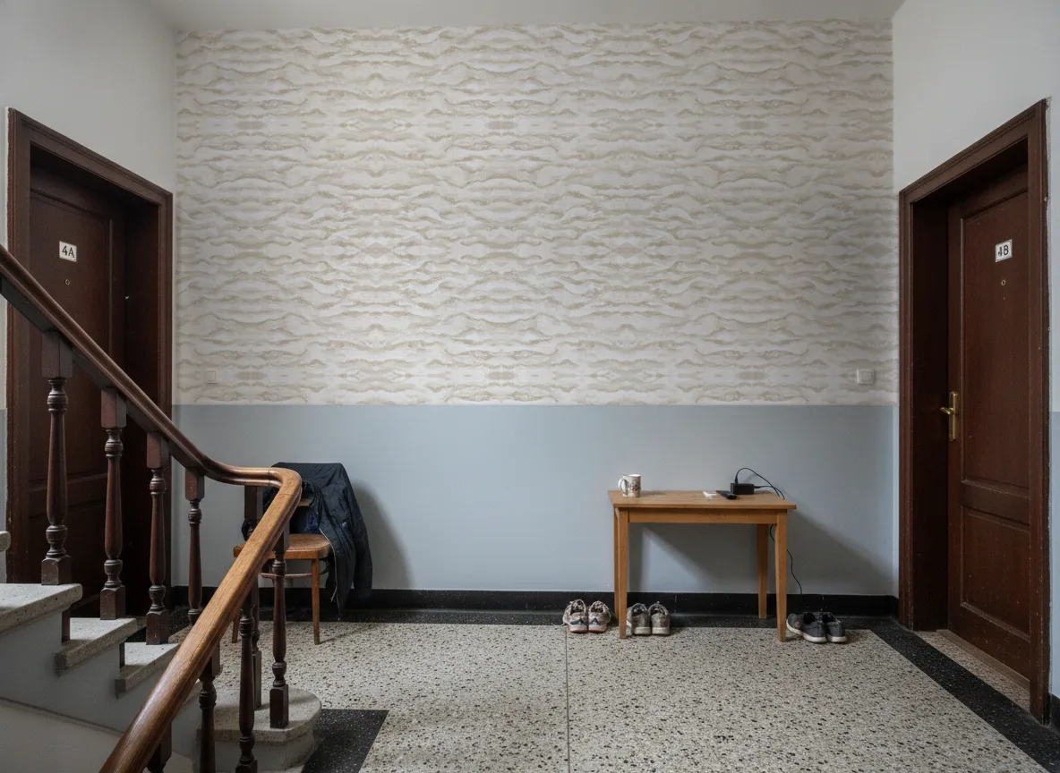 Sohar — Klatka schodowa w kamienicy — podest