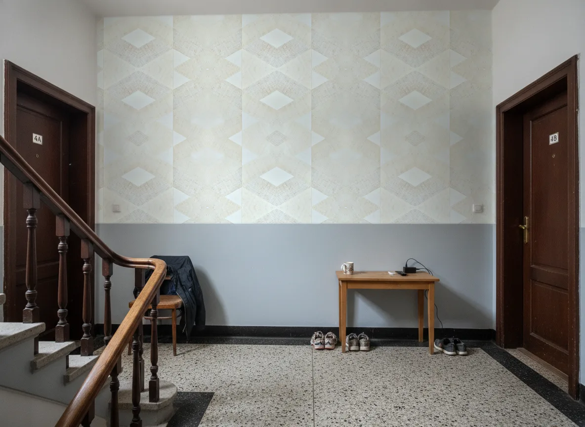 Solal — Klatka schodowa w kamienicy — podest