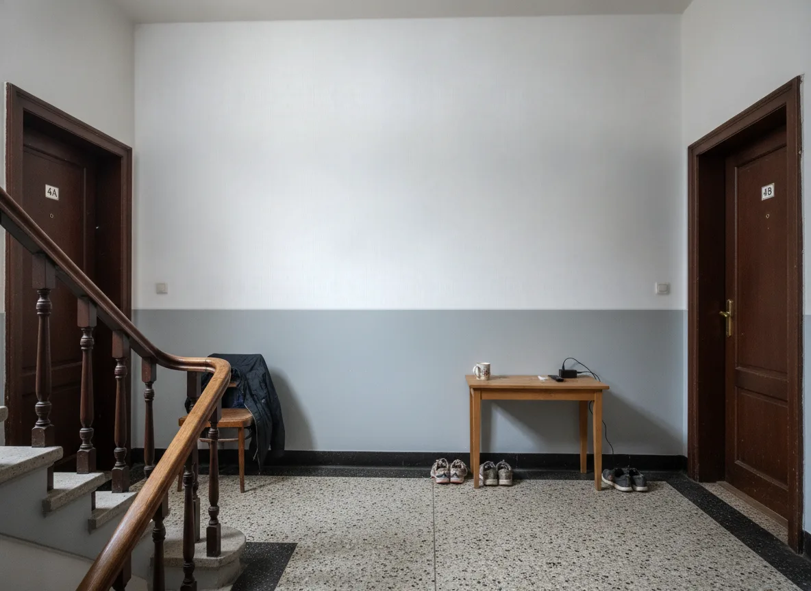 Togian — Klatka schodowa w kamienicy — podest