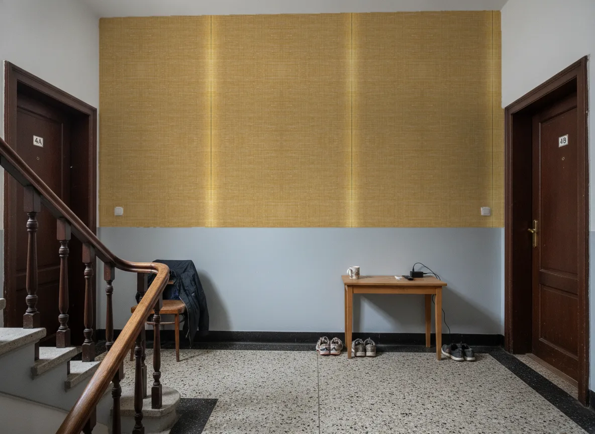 Lino — Klatka schodowa w kamienicy — podest