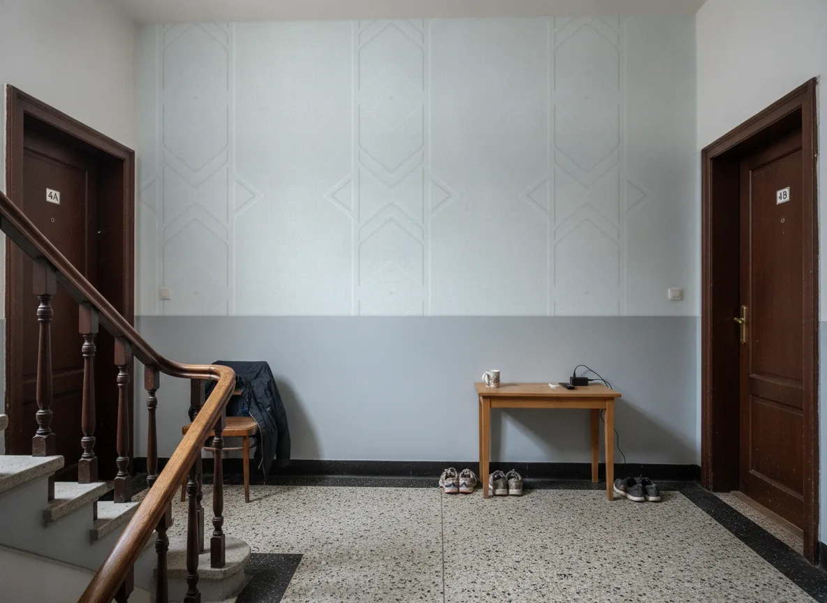 Polyform Vinacoustic Gallery — Klatka schodowa w kamienicy — podest