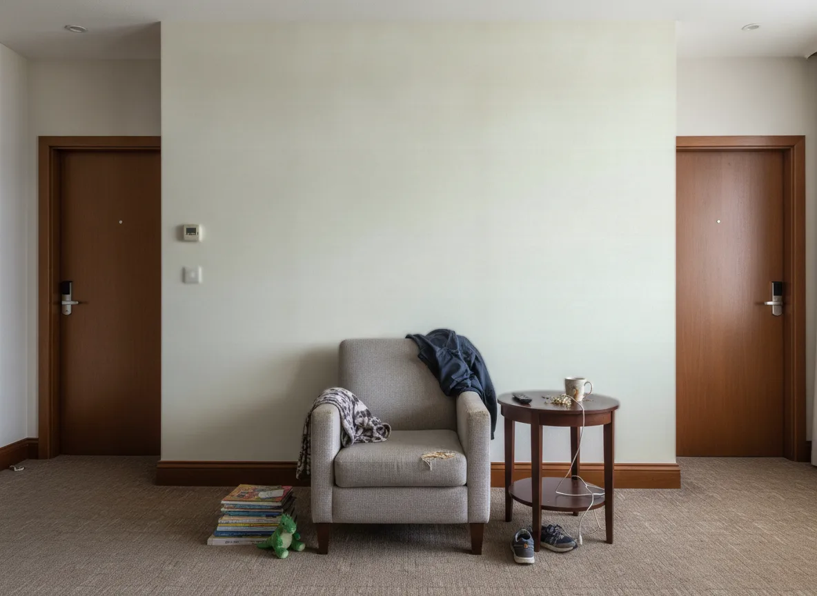 Lindu Nature Precieuse – Textures — Korytarz hotelowy — ściana między drzwiami
