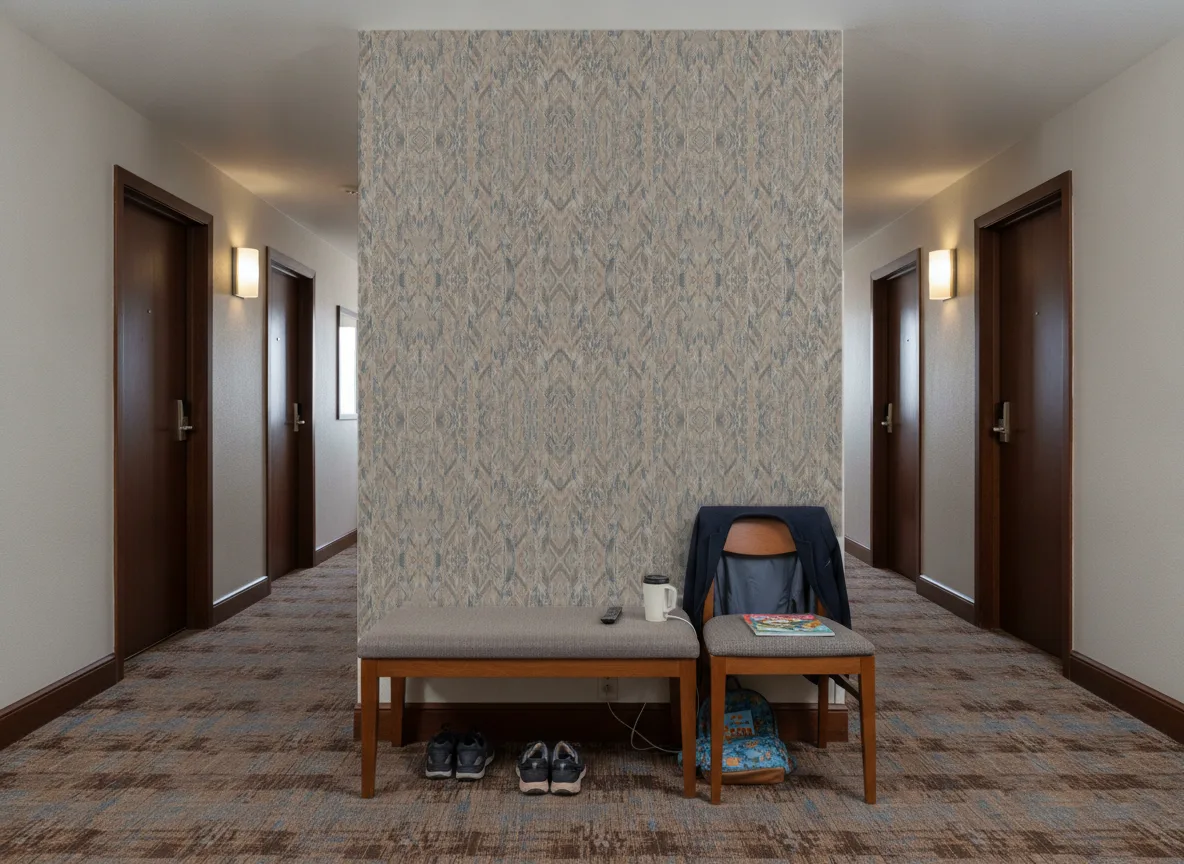 Arapaho — Korytarz hotelowy — ściana na końcu