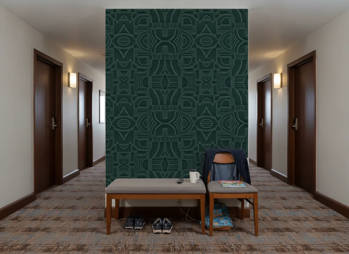 Arcane — Korytarz hotelowy — ściana na końcu