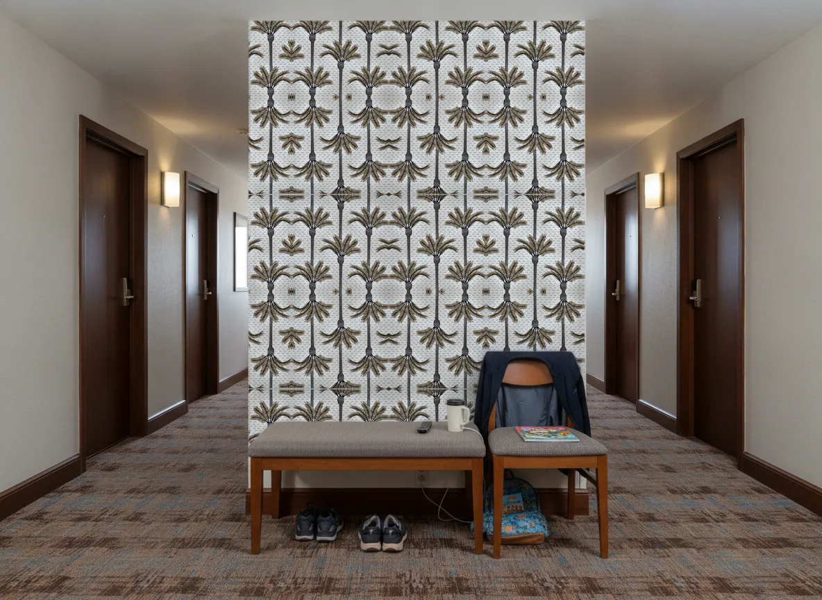 Mirage — Korytarz hotelowy — ściana na końcu