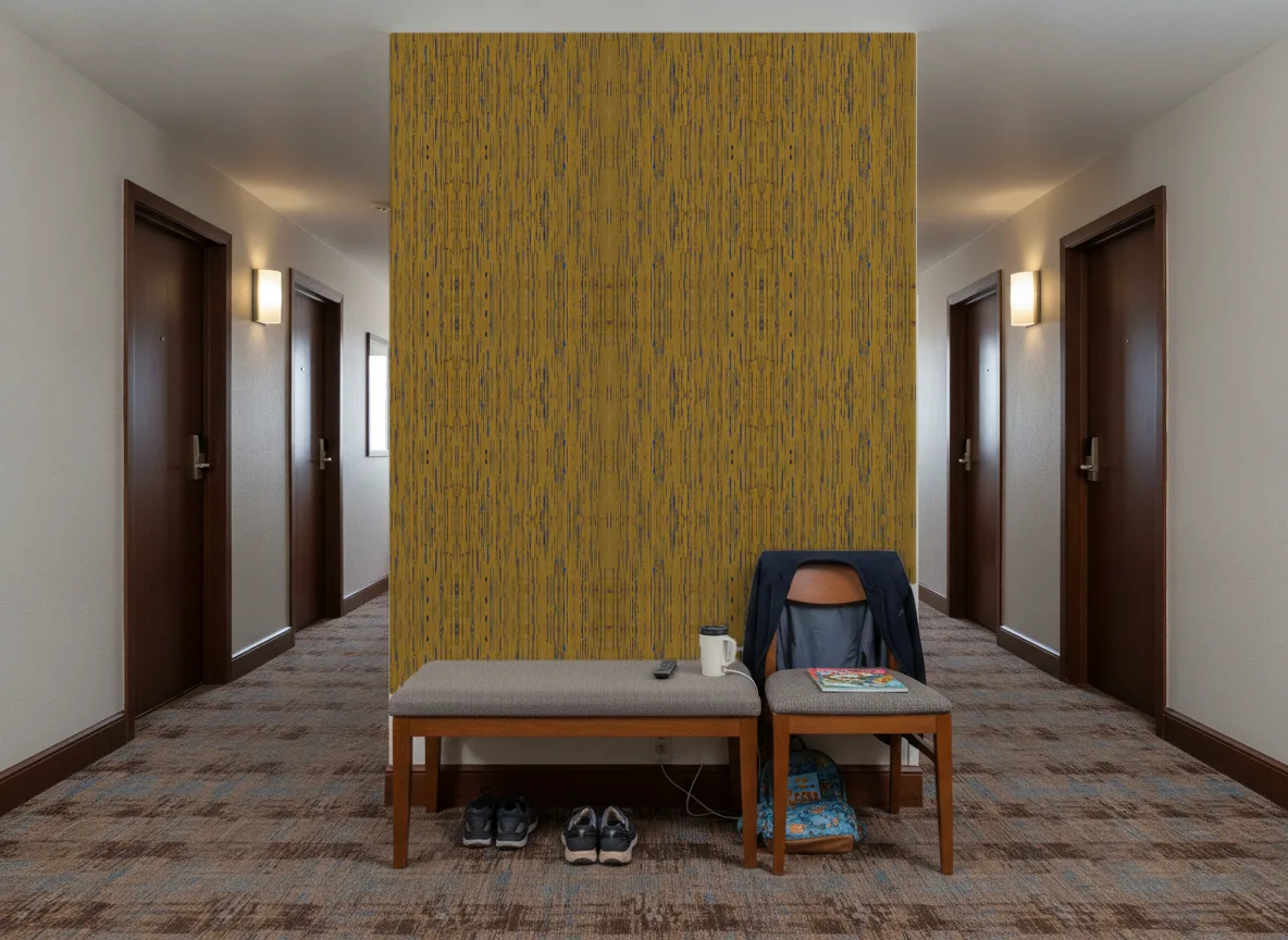 Sequoia Escambray — Korytarz hotelowy — ściana na końcu