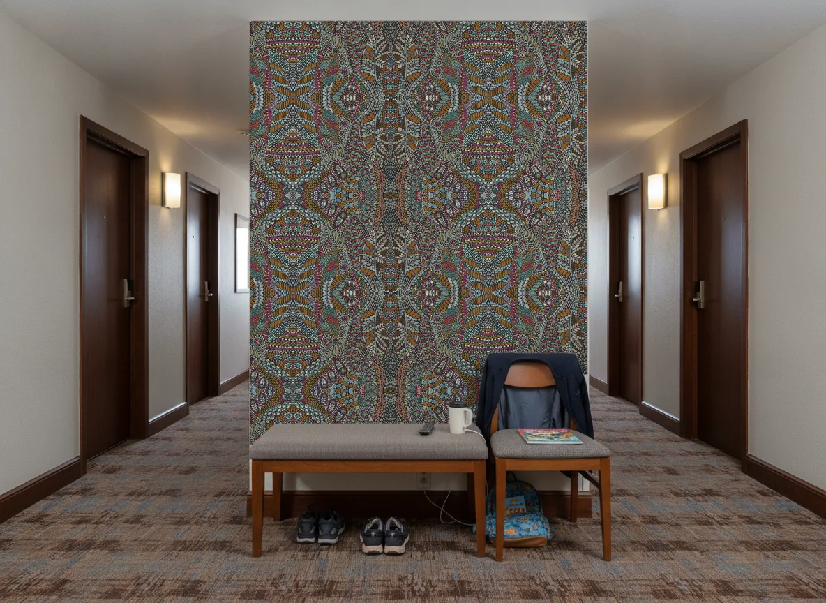 Talavera — Korytarz hotelowy — ściana na końcu