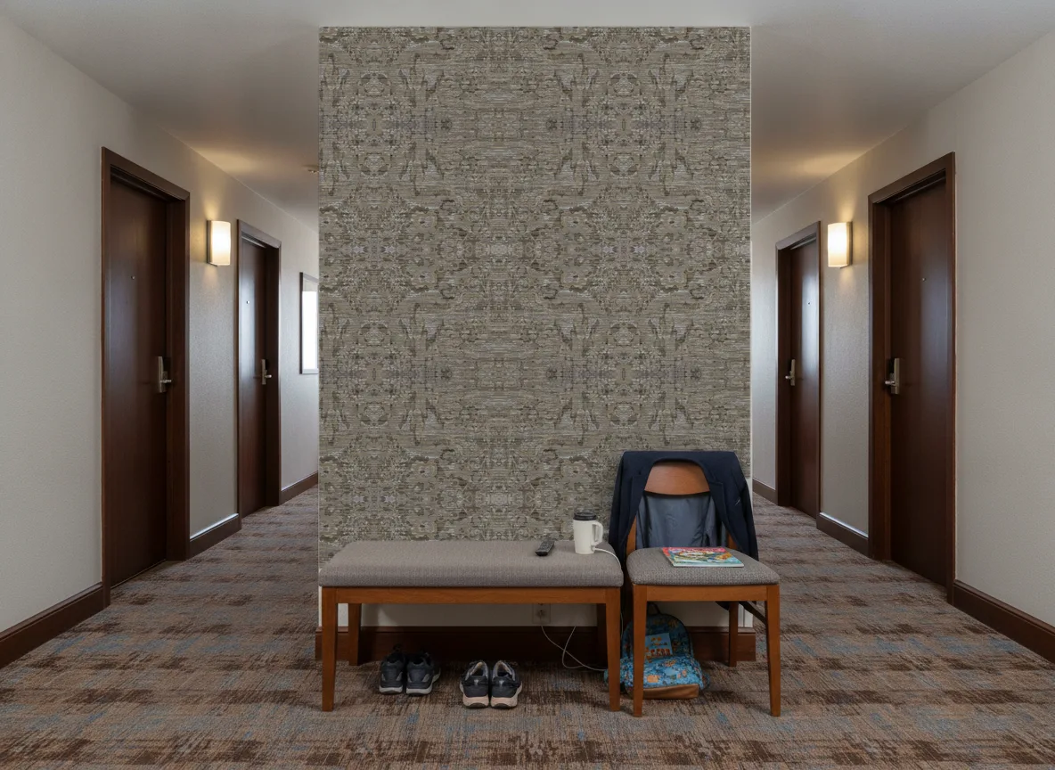 Verdure — Korytarz hotelowy — ściana na końcu
