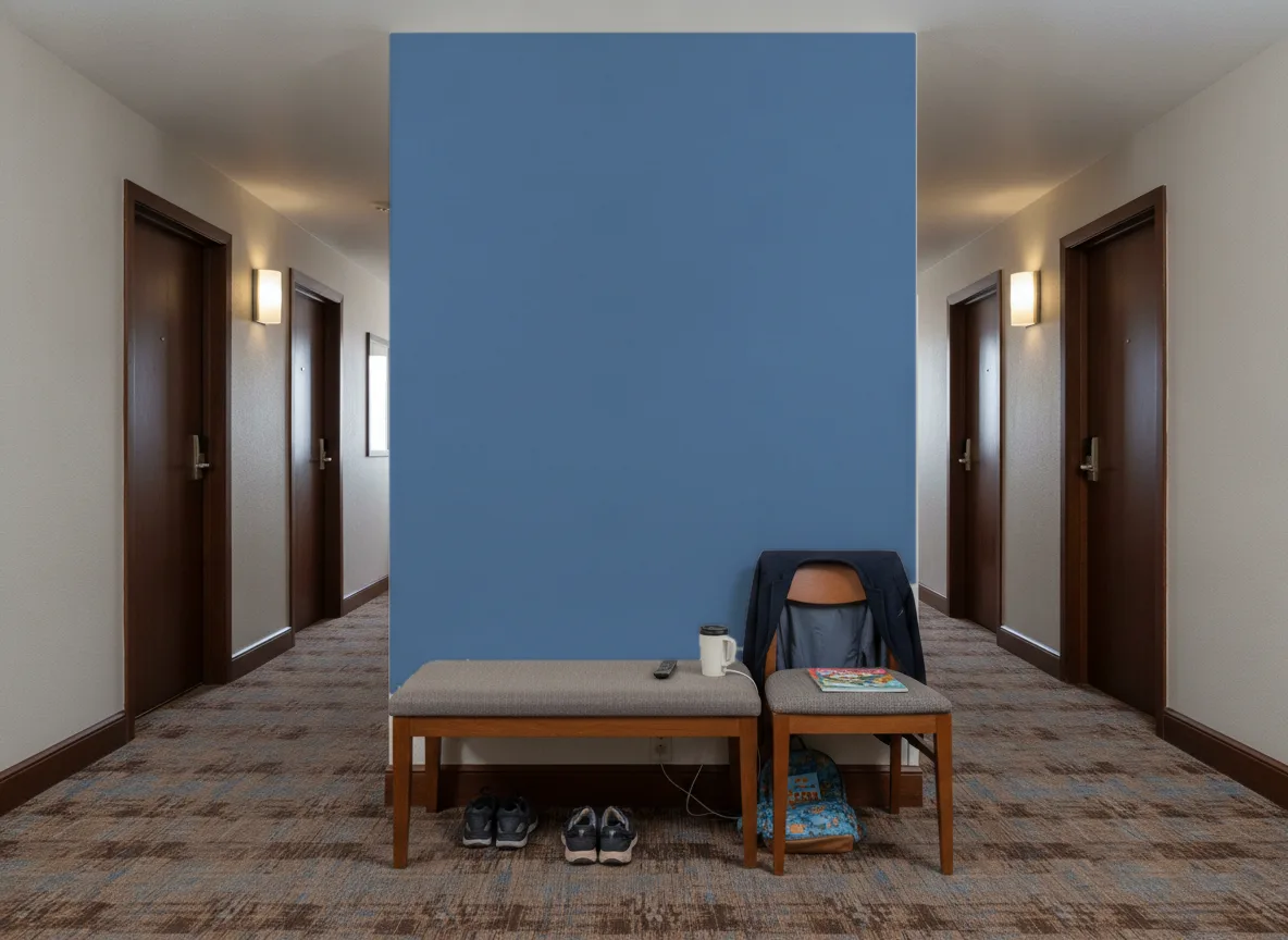 AirPanel — Korytarz hotelowy — ściana na końcu