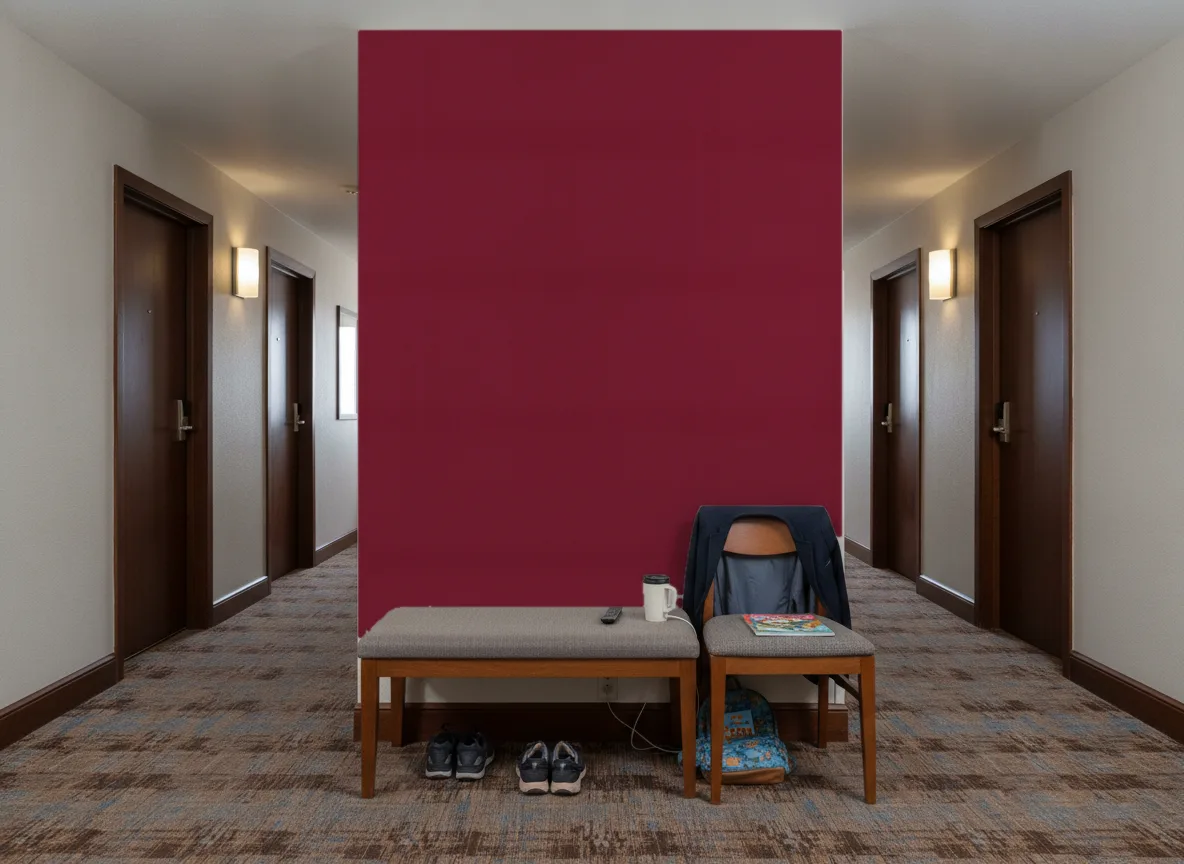 Eos Color 2 — Korytarz hotelowy — ściana na końcu
