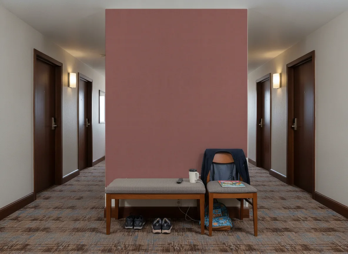 Eos Color 3 — Korytarz hotelowy — ściana na końcu