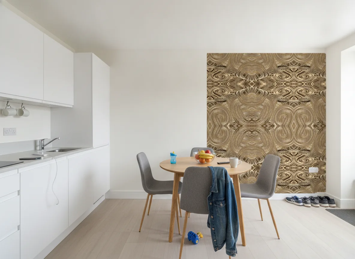 Dresden — Kuchnia z jadalnią — ściana przy stole
