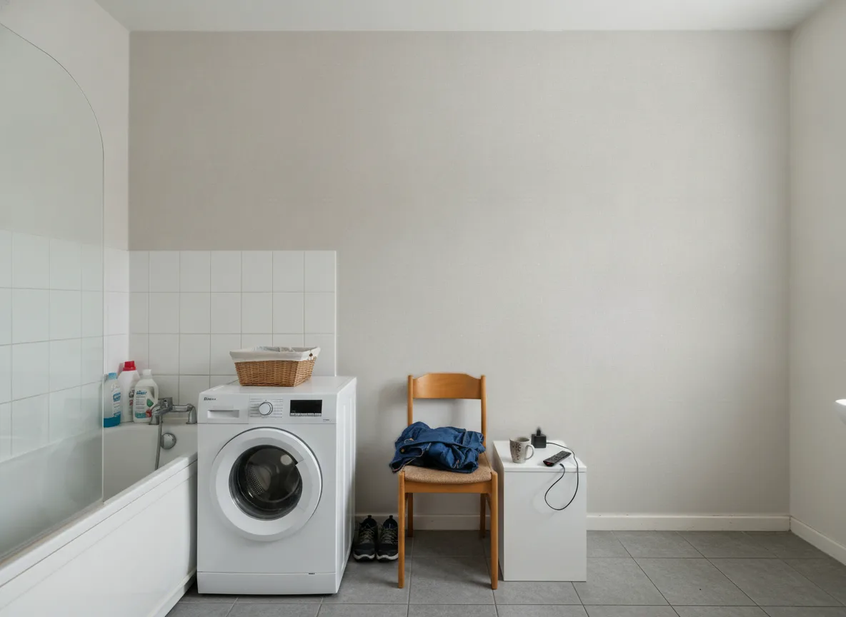 Vinacoustic Linen 2 — Łazienka w bloku