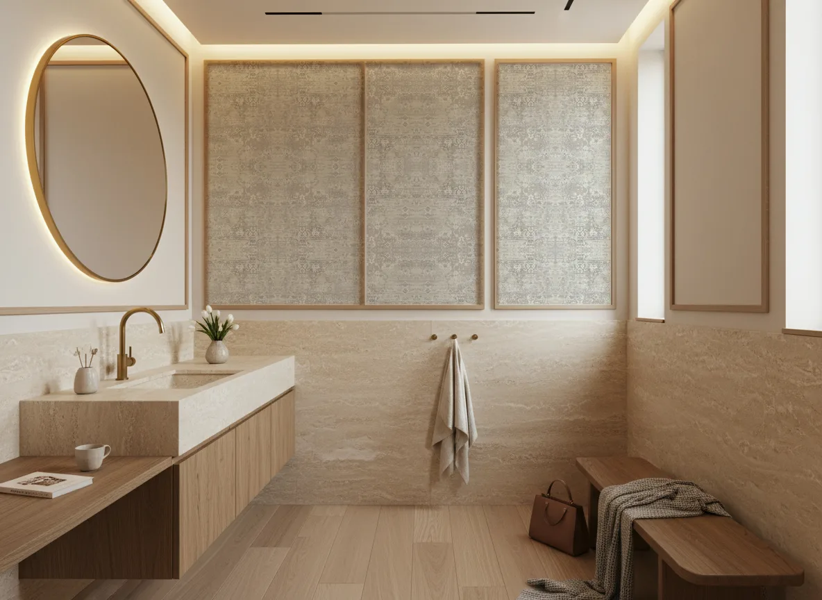 Concept Vintage — Łazienka — kwatery nad trawertynem