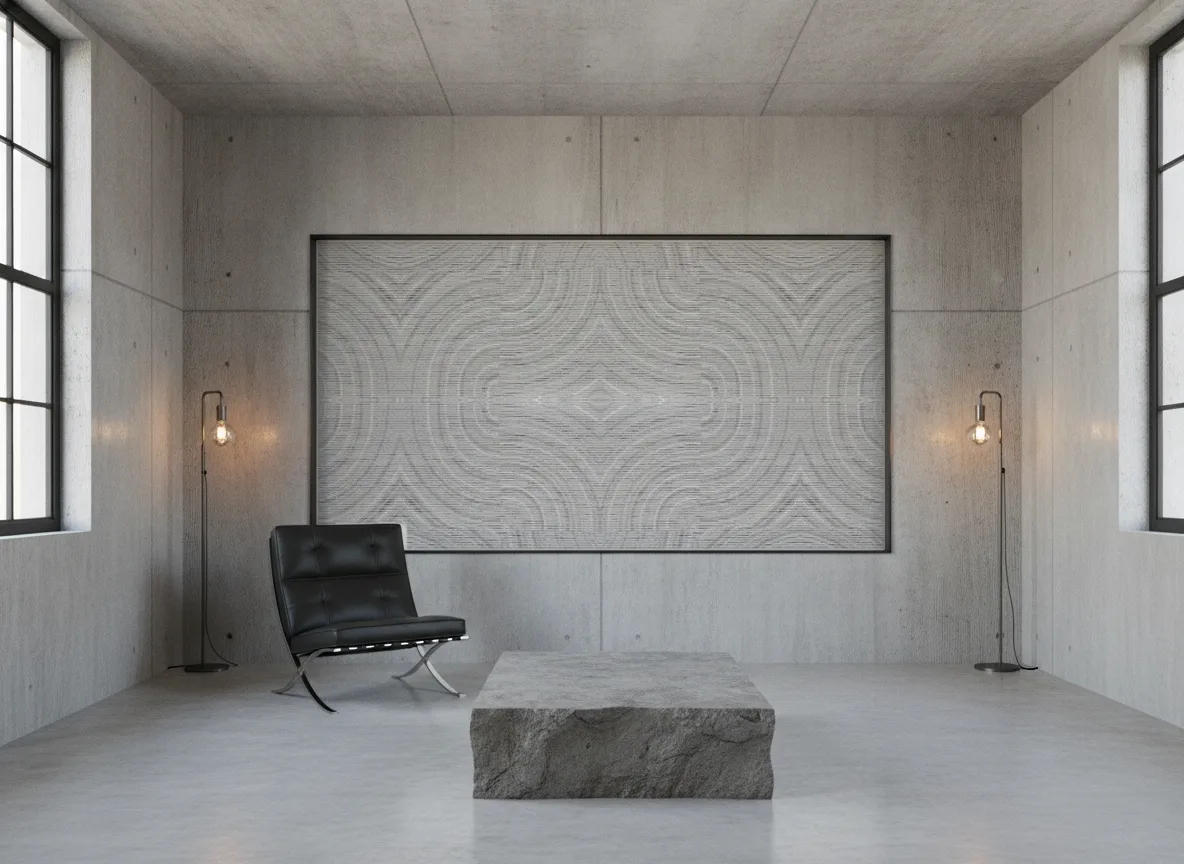 Alentours — Loft — pole w betonie w stalowej ramie