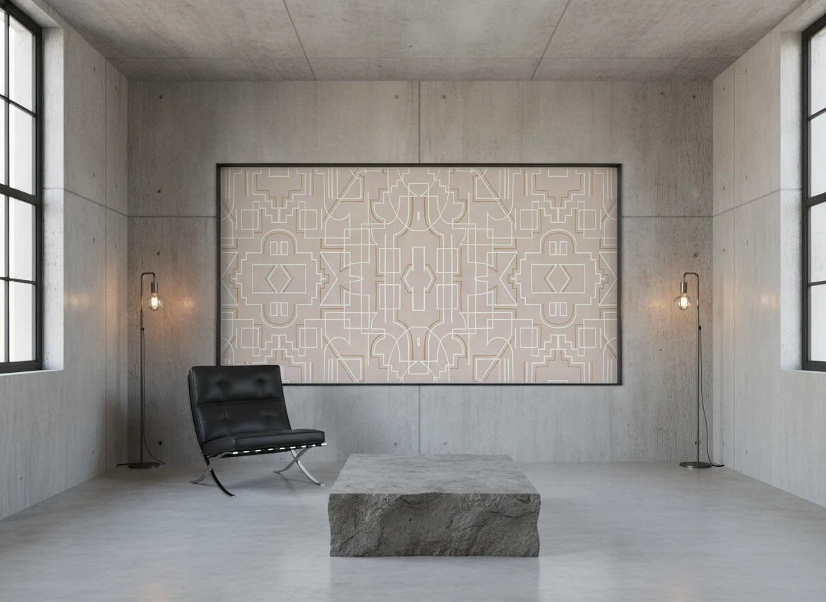 Alexander — Loft — pole w betonie w stalowej ramie