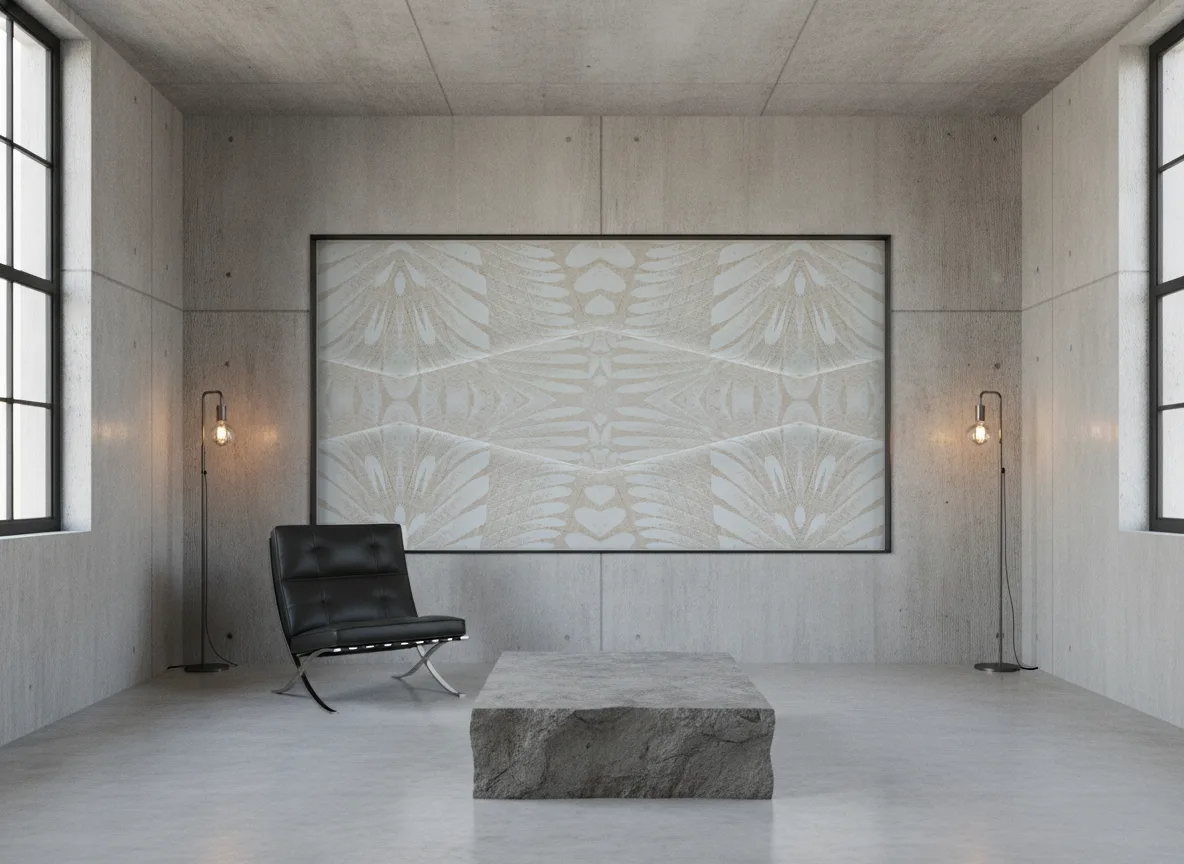 Alisio — Loft — pole w betonie w stalowej ramie
