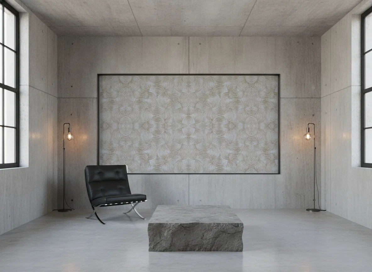 Aphelie Magnitude – Textures — Loft — pole w betonie w stalowej ramie
