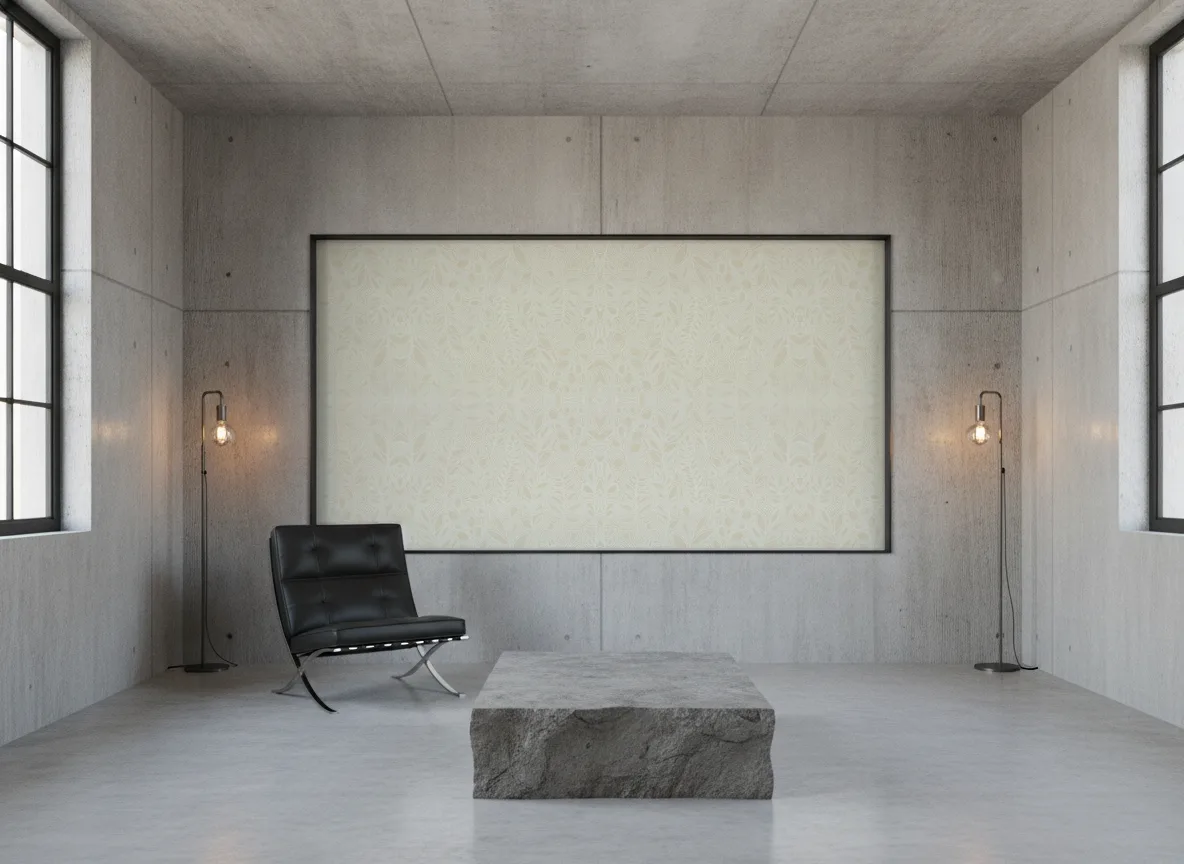 Astragale — Loft — pole w betonie w stalowej ramie