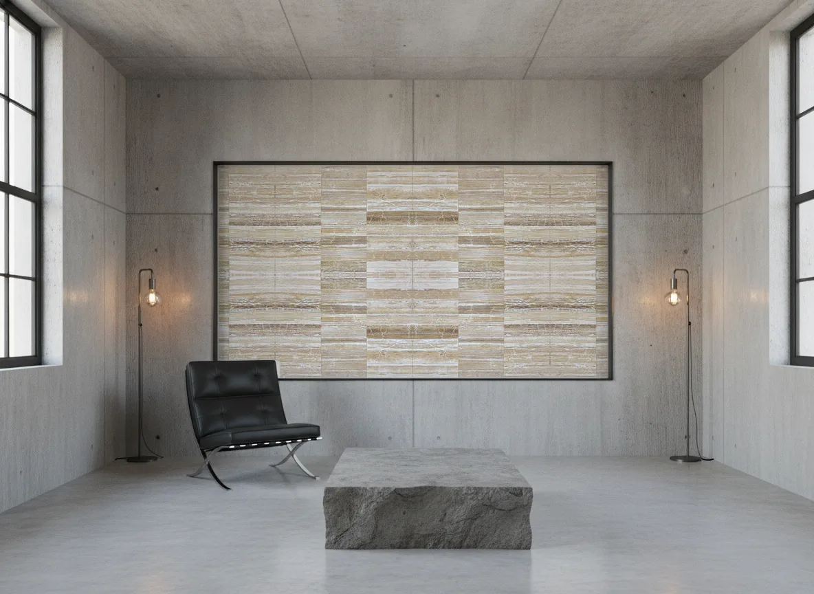 Bananier — Loft — pole w betonie w stalowej ramie
