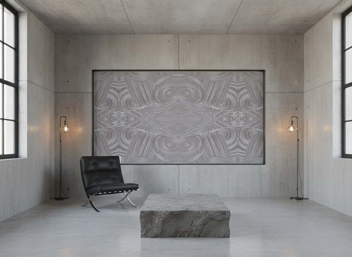Carat — Loft — pole w betonie w stalowej ramie
