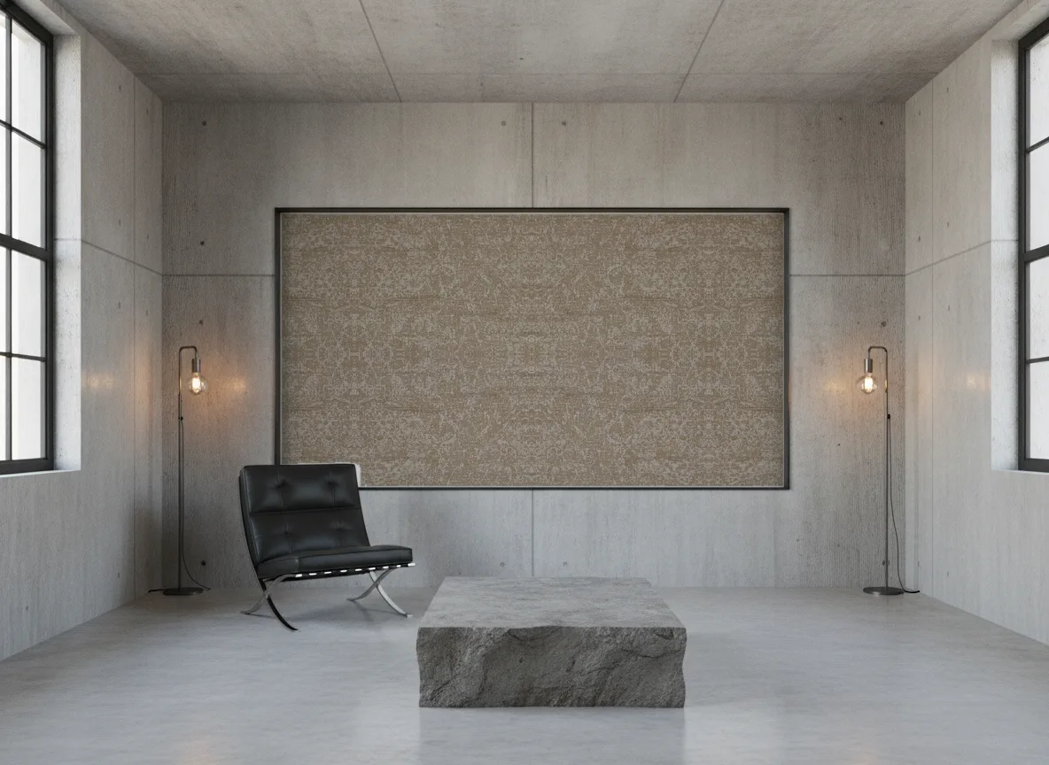 Filea Linessence — Loft — pole w betonie w stalowej ramie