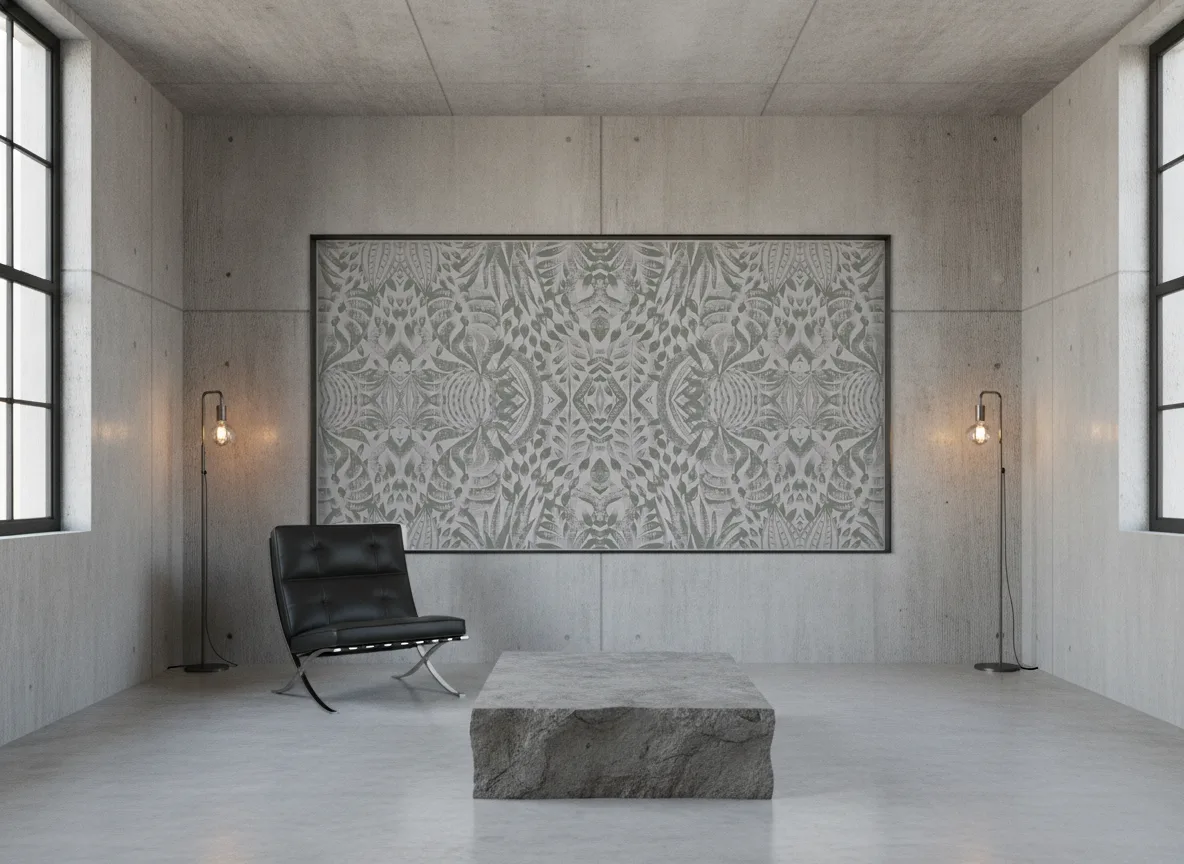 Foliage — Loft — pole w betonie w stalowej ramie