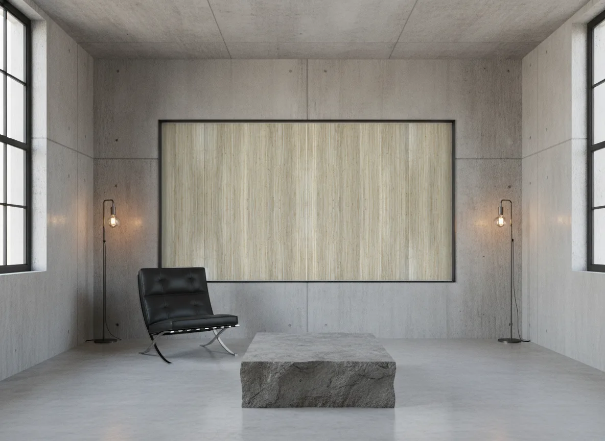 Gili — Loft — pole w betonie w stalowej ramie