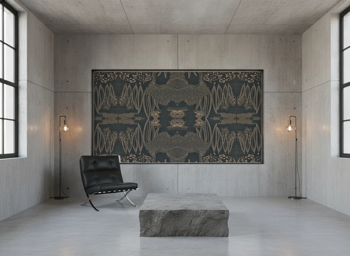 Hasu — Loft — pole w betonie w stalowej ramie