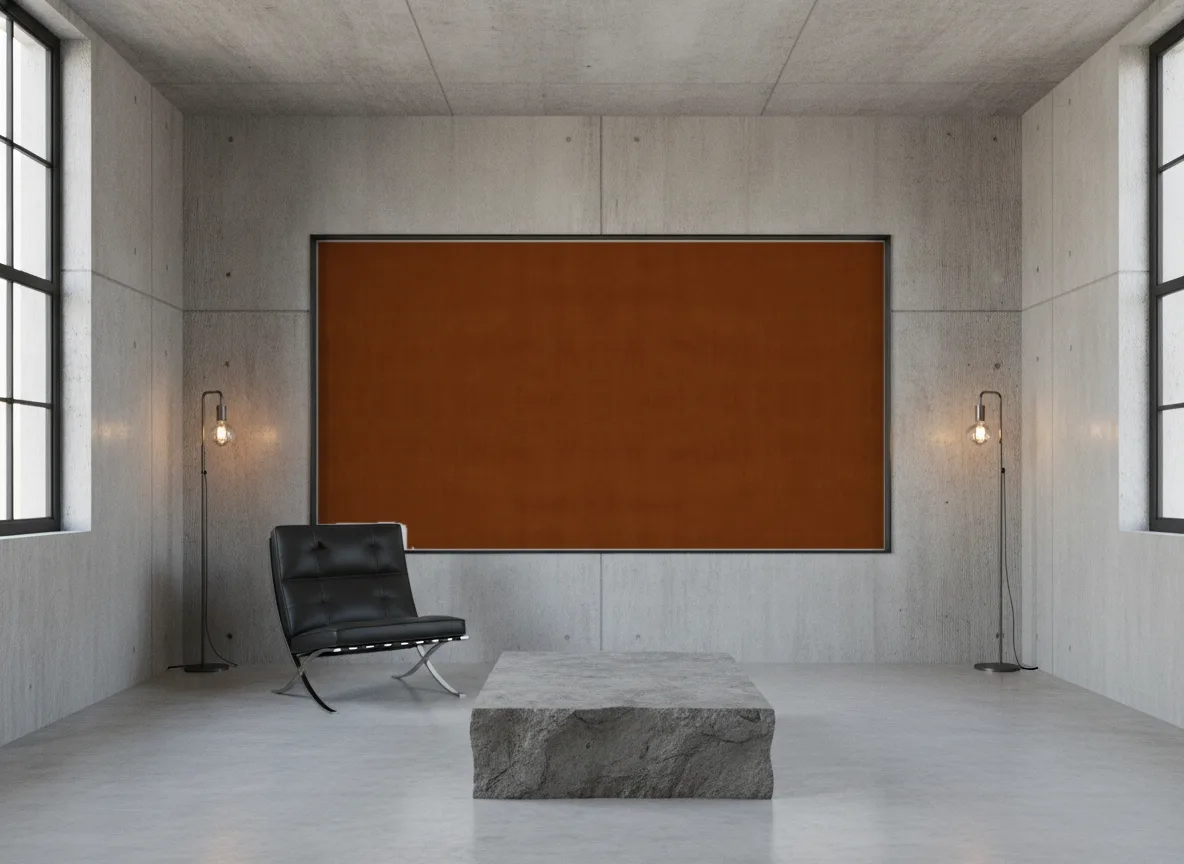 Hestia — Loft — pole w betonie w stalowej ramie