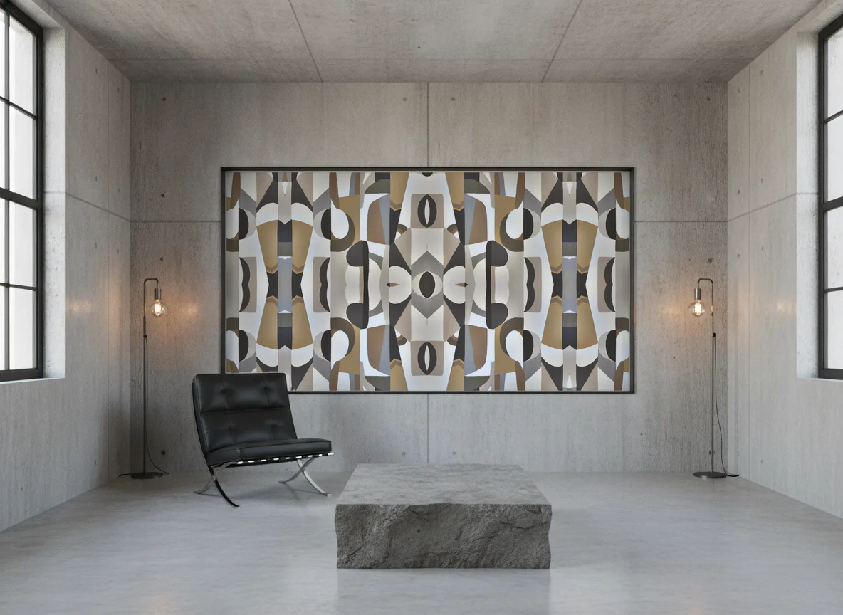 L'Atelier — Loft — pole w betonie w stalowej ramie