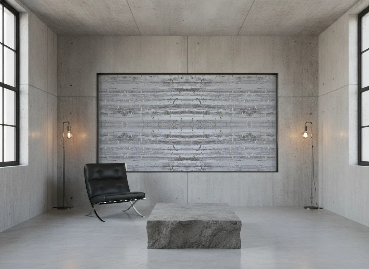 Liege — Loft — pole w betonie w stalowej ramie
