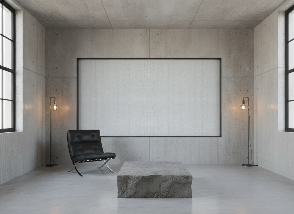 Linon Linessence — Loft — pole w betonie w stalowej ramie