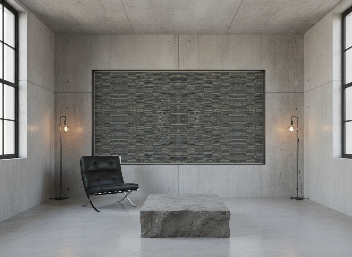 Lirio Nature Precieuse – Textures — Loft — pole w betonie w stalowej ramie