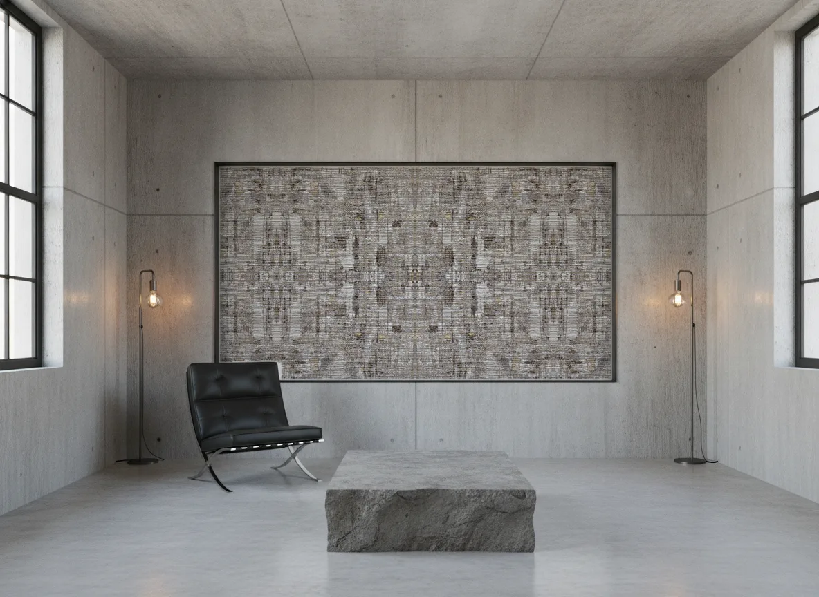 Manufactura — Loft — pole w betonie w stalowej ramie