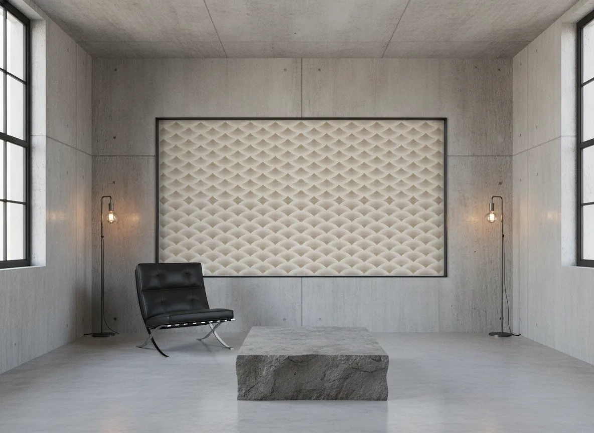 Nami — Loft — pole w betonie w stalowej ramie