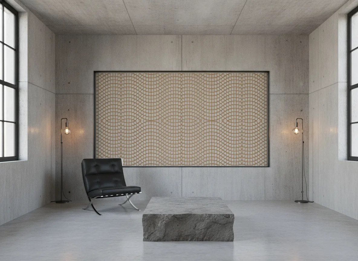 Onsen — Loft — pole w betonie w stalowej ramie