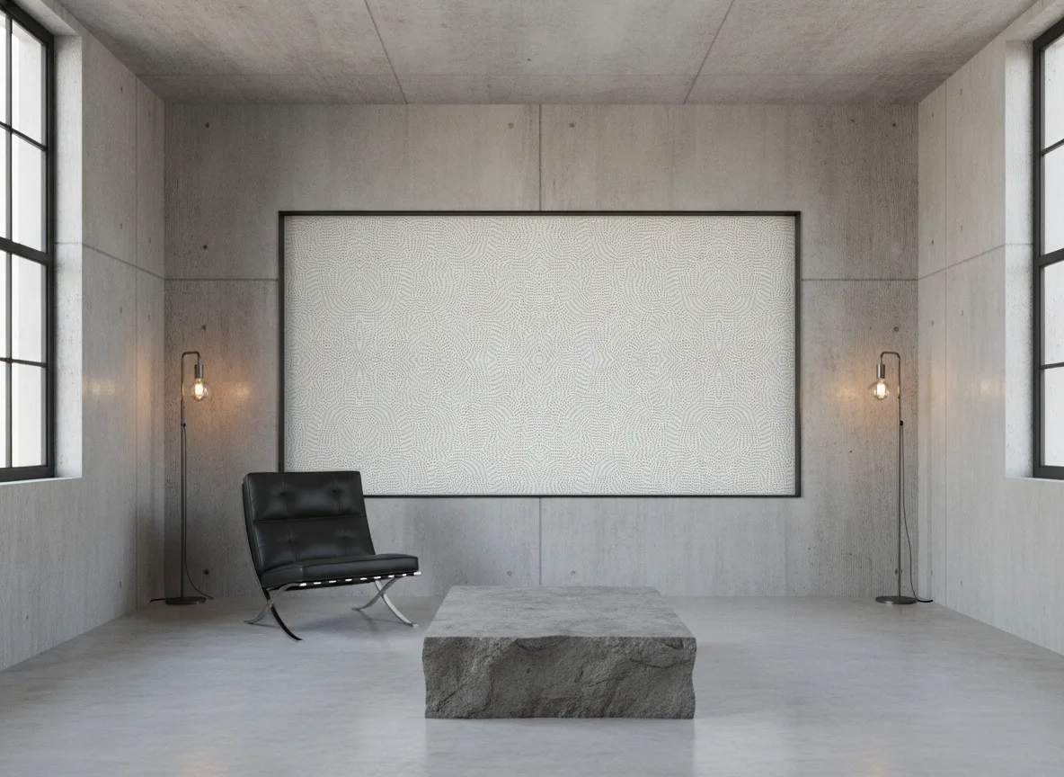Passy — Loft — pole w betonie w stalowej ramie