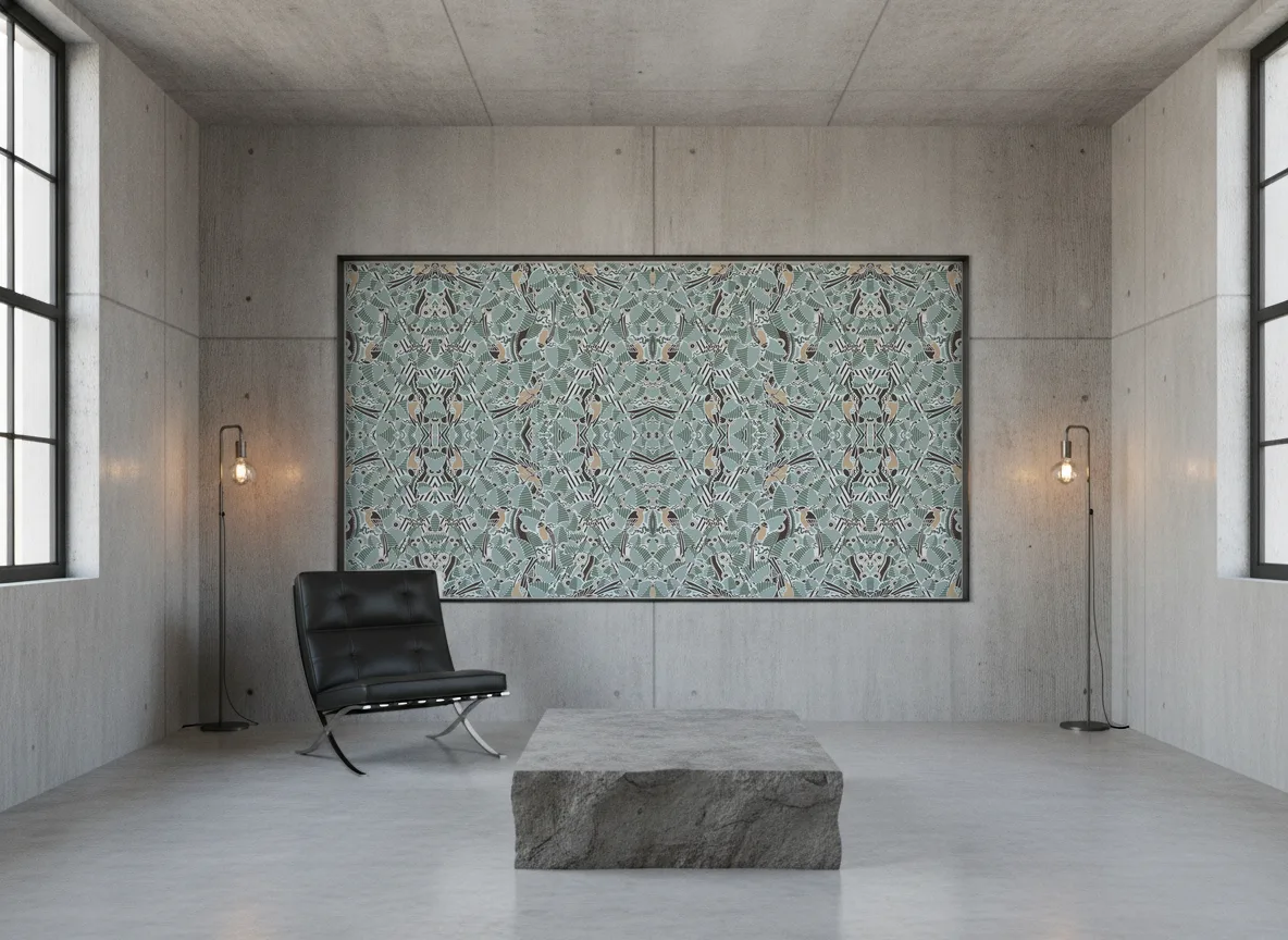 Printemps Viennois — Loft — pole w betonie w stalowej ramie