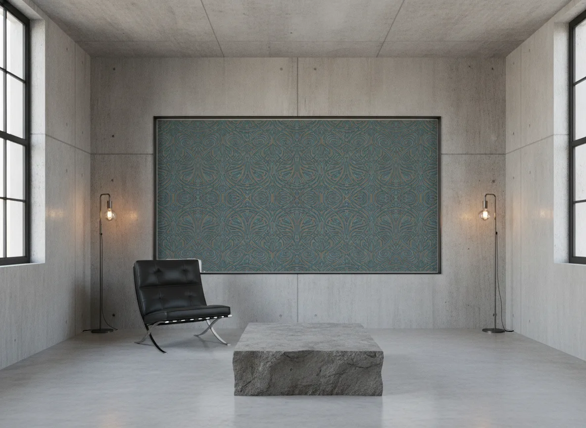 Rabat Mansour — Loft — pole w betonie w stalowej ramie