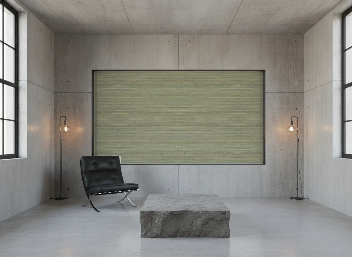 Seagrass — Loft — pole w betonie w stalowej ramie