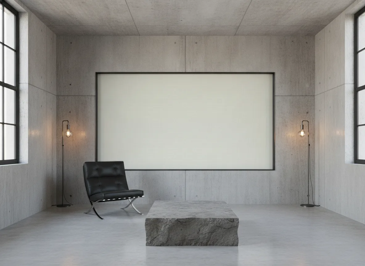 Sora — Loft — pole w betonie w stalowej ramie