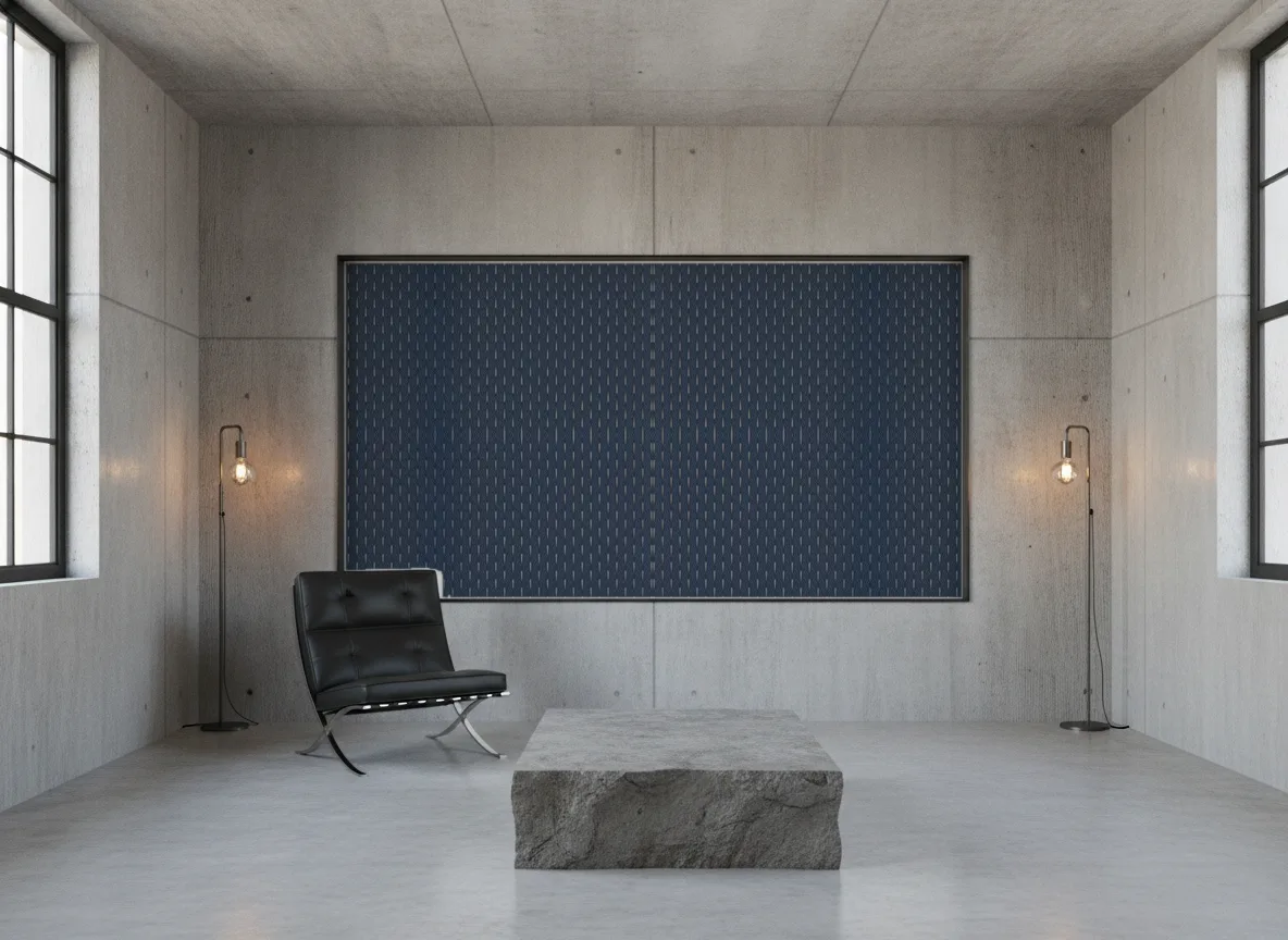 Stein Delta — Loft — pole w betonie w stalowej ramie