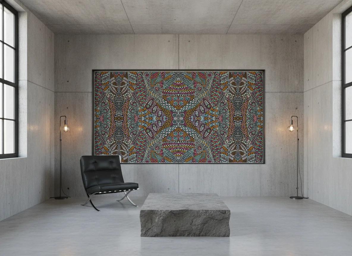 Talavera — Loft — pole w betonie w stalowej ramie