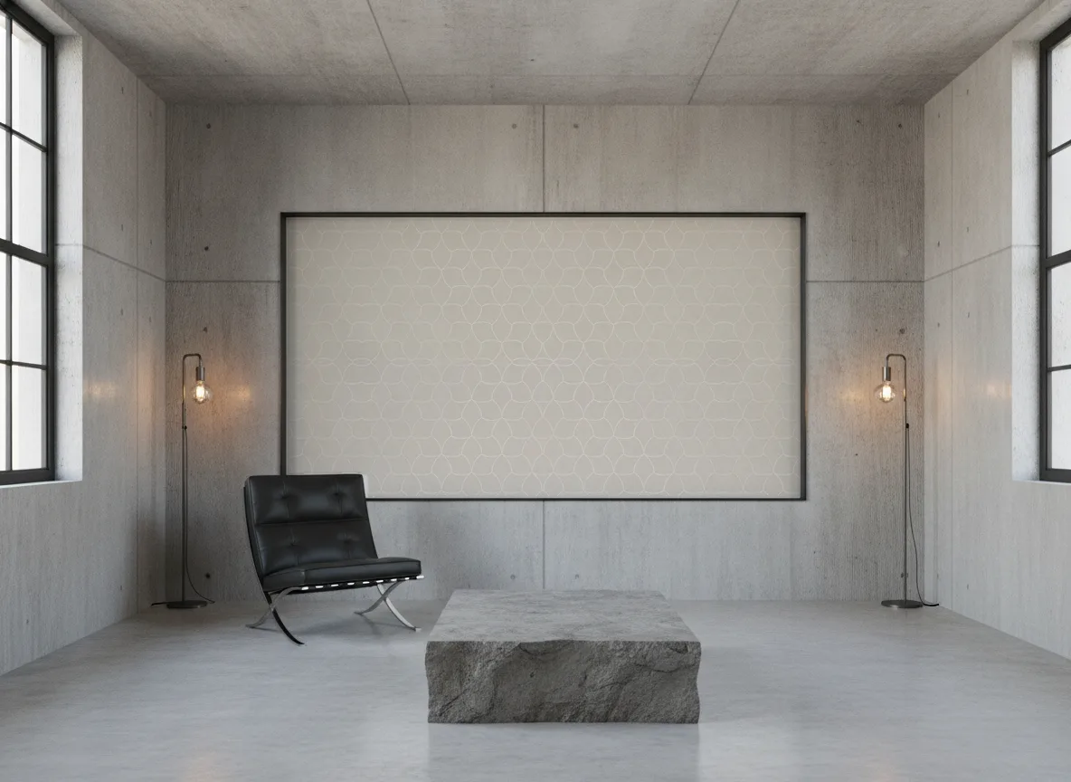 Tressana — Loft — pole w betonie w stalowej ramie