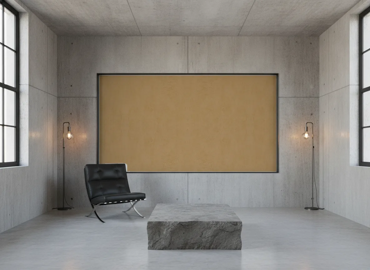 Fresco — Loft — pole w betonie w stalowej ramie
