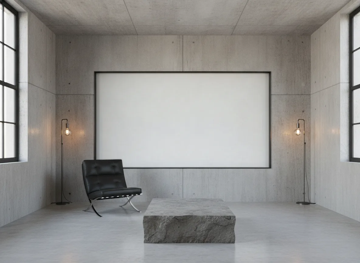Lime — Loft — pole w betonie w stalowej ramie