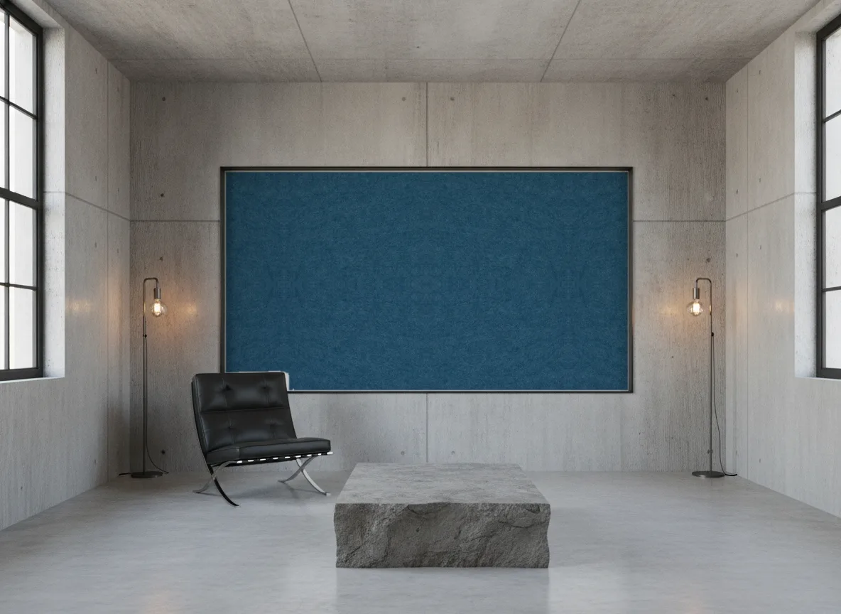 SlimBox — Loft — pole w betonie w stalowej ramie